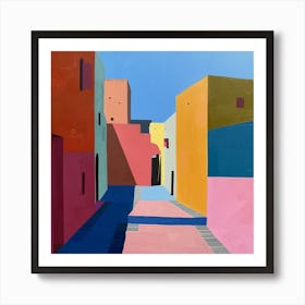 Abstract Travel Collection Fez Morocco 4 Art Print