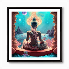 Siren Buddha #18 Art Print