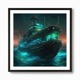 76481 In The Depths Of An Alien Ocean, A Majestic Otherw Xl 1024 V1 0 2 Art Print