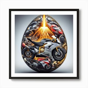 Easter Egg Art Print