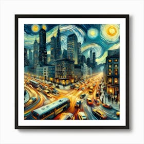 Starry Night 15 Art Print