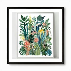 Tropical Jungle Print 1 Art Print