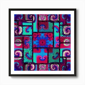 Geometric Mosaic 10 Art Print