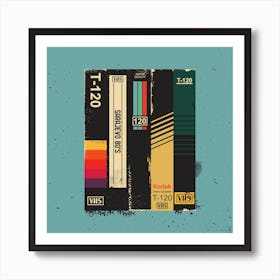 Vhs Tapes Art Print