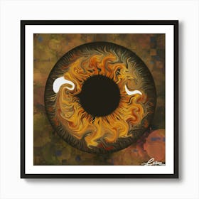 Surreal Eye Art Print