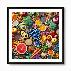 Healthy Eating Concept Art Print