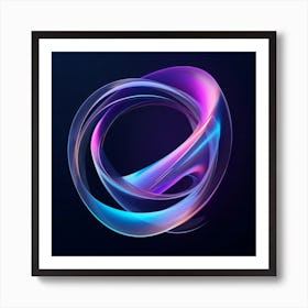 Glowing Ring 2 Art Print