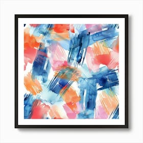 Abstract Watercolor Painting 37 Art Print