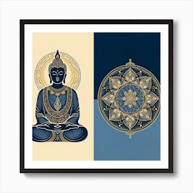 Buddha 88 Art Print