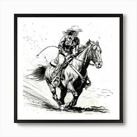 Horse Rider Art Print