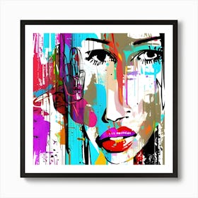 Abstract Abstract Of A Woman Art Print