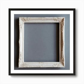 White Frame Art Print