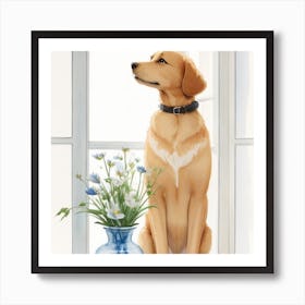 Golden Retriever Art Print