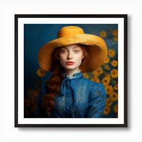 Portrait Of A Young Woman 2 Art Print