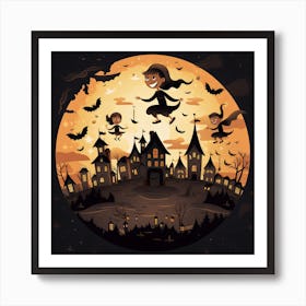 Halloween Collection By Csaba Fikker 4 Art Print