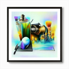 Of A Perfume Bottle Art Print