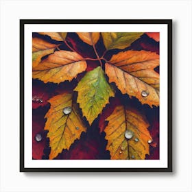 Autumn Leaves 8 Art Print