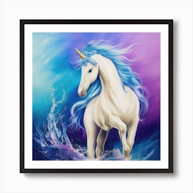 Pretty Unicorn 1 Art Print by Innerworks - Fy