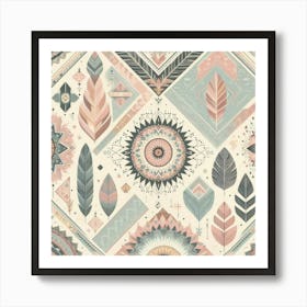 Bohemian Pattern Affiche