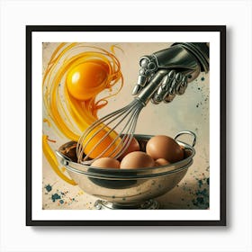 Eggs In A Bowl Art Print