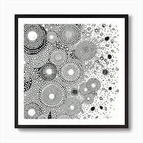 Black And White Drawing Art Print