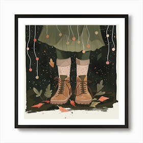 Small Steps, Big Dreams Art Print