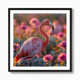 Flamingo 9 Art Print