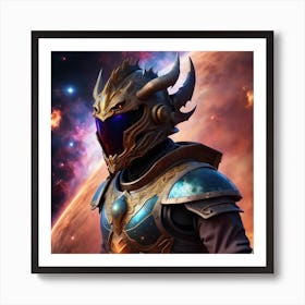 Hero In Space Art Print