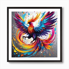 Phoenix Painting 2 Art Print