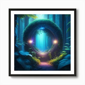 Ring In The Forest 1 Art Print