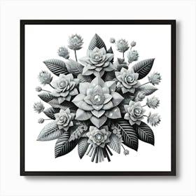 Bouquet Of Flowers 14 Art Print