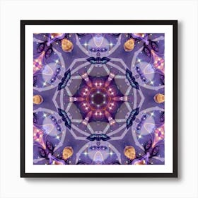 Psychedelic Mandala 66 Art Print