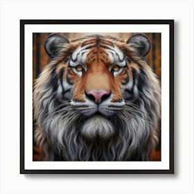 Tiger In The Forest Art Print