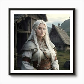 Shield Maiden of Norway Art Print