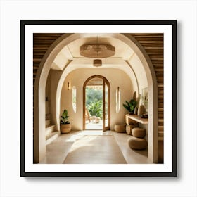 Archway In A House 1 Art Print
