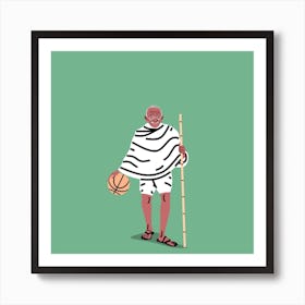 Balling Gandhi Art Print