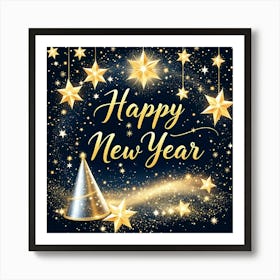 Happy New Year 32 Art Print