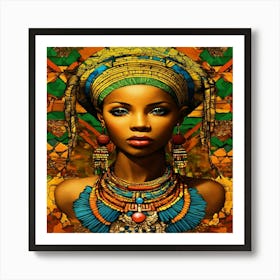 African Woman Art Print