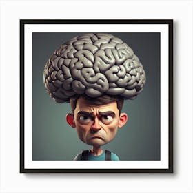 Overthinking Art Print