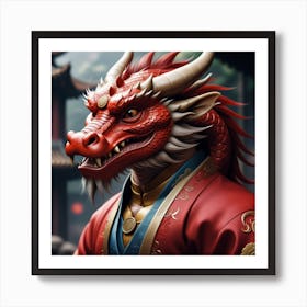 Red Dragon 1 Art Print