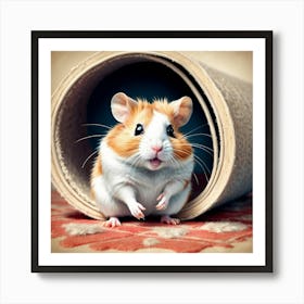 Hamster In A Tunnel 2 Affiche