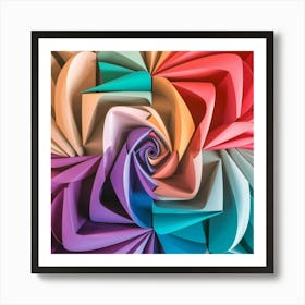 Origami Flower Art Print