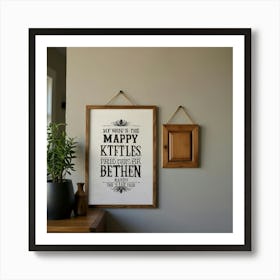 Happy Kitty Print Art Print