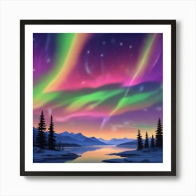 Aurora Borealis 195 Art Print