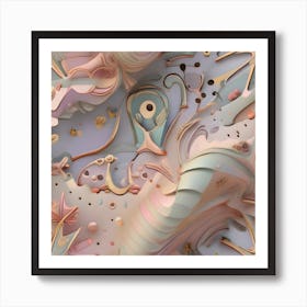 Abstract Painting 3 Art Print