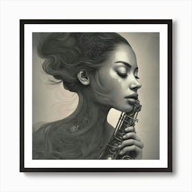 Saxophone Art Print