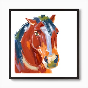 Clydesdale Horse 04 Art Print