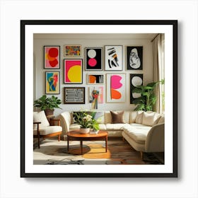 Modern Living Room 3 Art Print