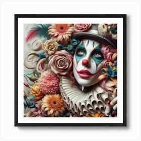 Clown 5 Art Print