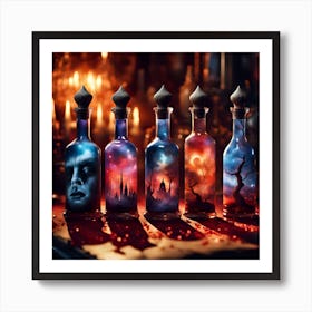 Bottles 1 Art Print